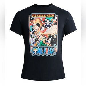 One Piece Men's and Big Men's Graphic Cotton Tee with Short Sleeves
